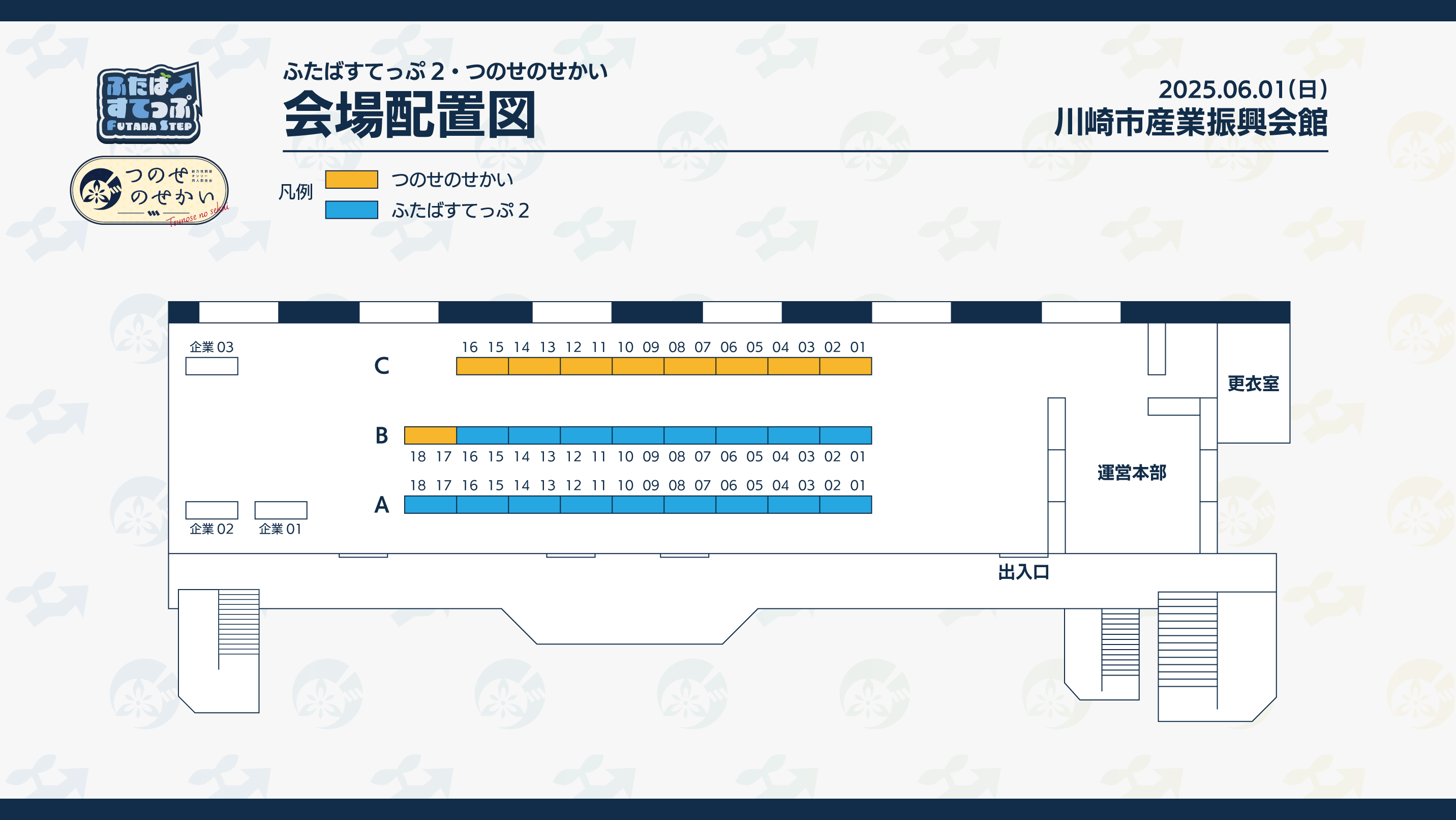サークル配置図